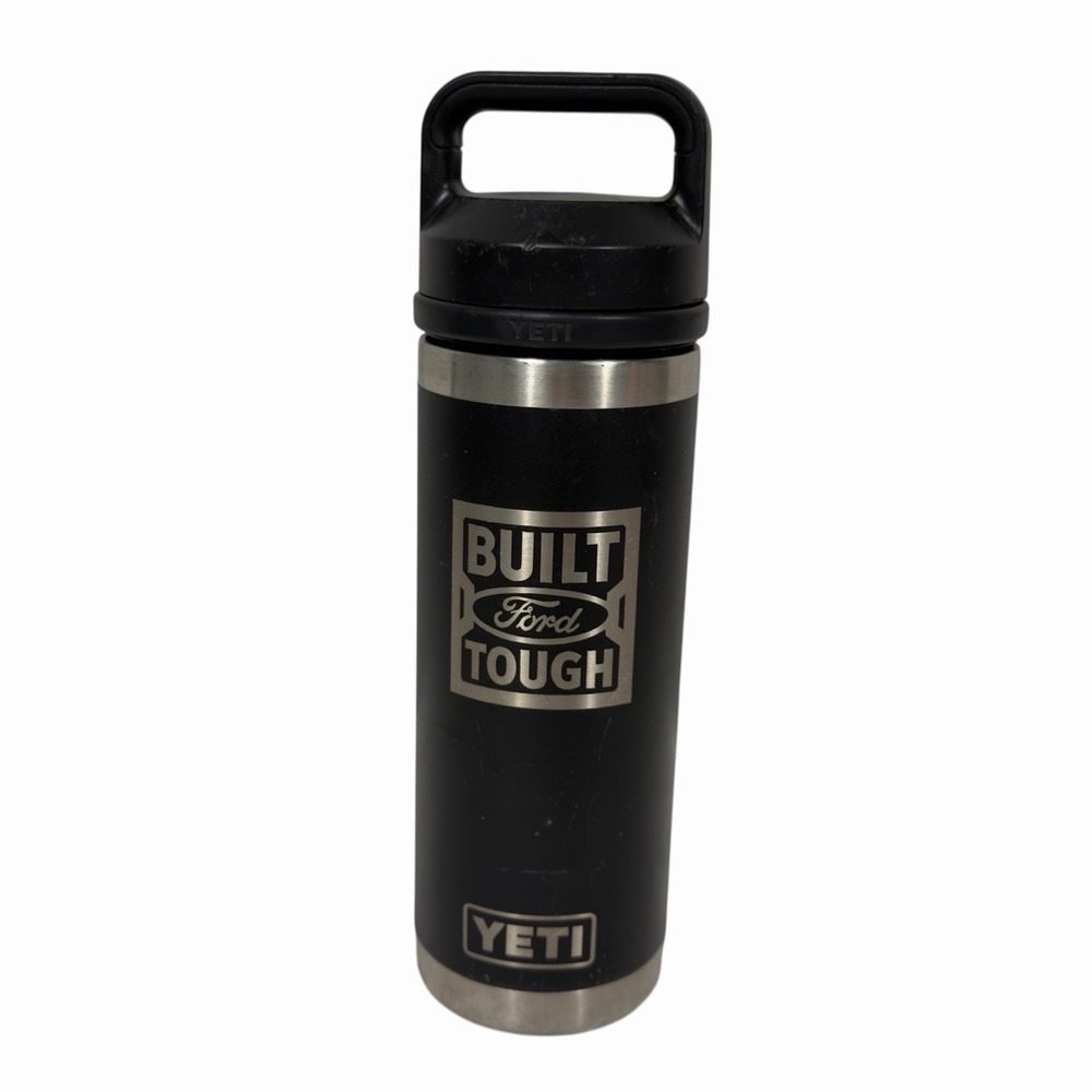 Ford Maverick Built Ford Tough‎ Yeti Rambler 18oz Bottle Chug Cap Black Promo